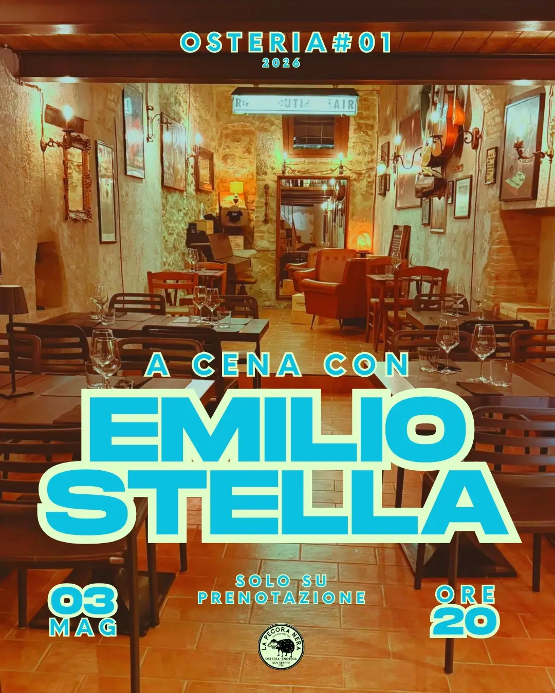 A cena con Emilio Stella